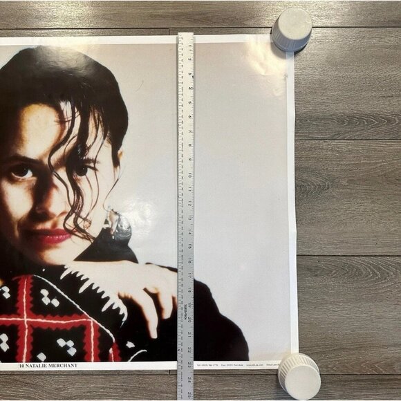 Vintage Natalie Merchant 10,000 Maniacs Poster 33x23" UK Import Ophelia Rare - Picture 3 of 6
